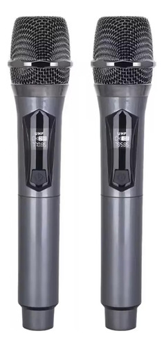 Micrófonos Inalámbricos Profesionales Karaoke kit 2 pcs Receptor Alta Calidad