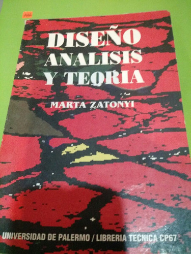 Diseño Analisis Y Teoria ,zatonyi(k)