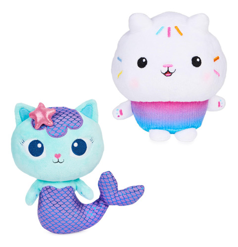 Paquete De 2 Juguetes Purr-ific De Peluche Con Gato Cakey Y