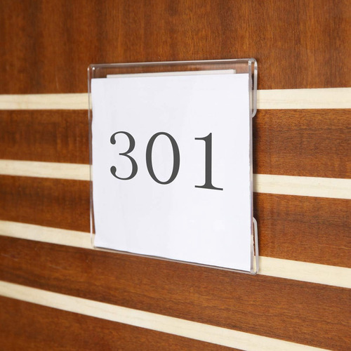 Soporte De Pared Acrílico Para Letreros De 4 X 6 Pulgadas, M