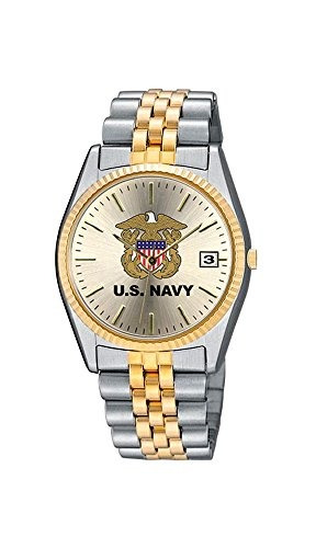 Reloj Aqua Force Navy Emerge Para Mujer Con Esfera Dorada De