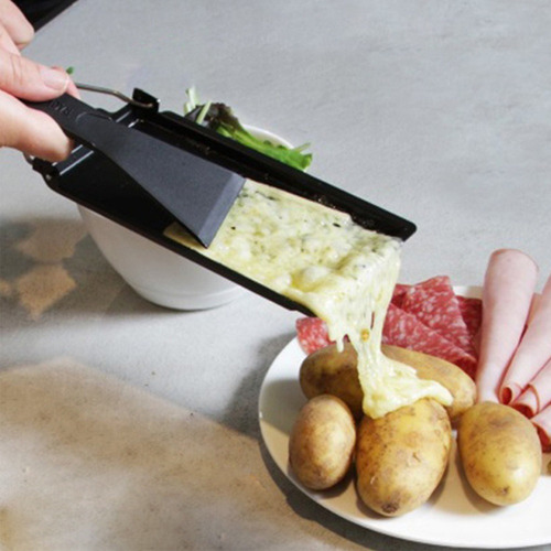 ... Juego De Parrilla Antiadherente Raclette Con Espátula