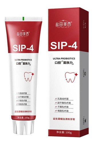 Pasta Dental De Probióticos Blanqueadora Sip-4, 2 Unidades