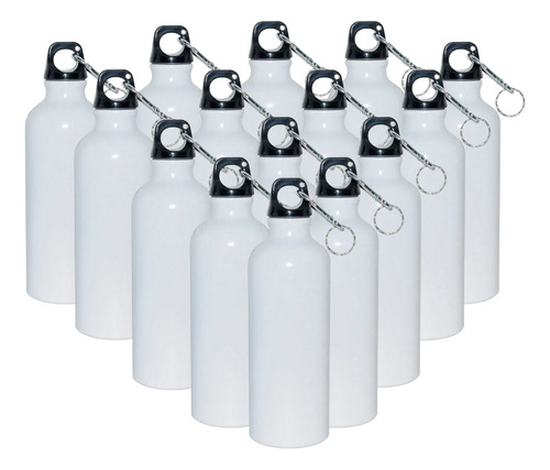 Botellas De Aluminio De 750 Ml Color Blanco Sublimación 100p