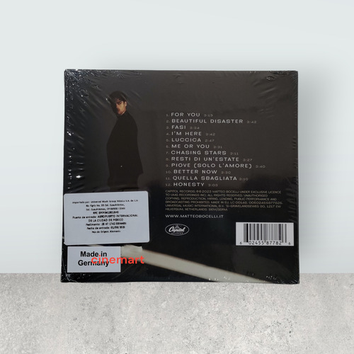 Matteo Bocelli Matteo Hijo Andrea Bocelli Disco Cd