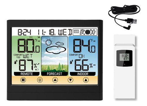 Estación Meteorológica, Termómetro Inalámbrico For