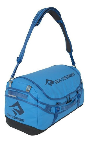Mala De Viagem Duffle Bag 45l 29cm X 29cm X 58cm Em Nylon Cor Azul