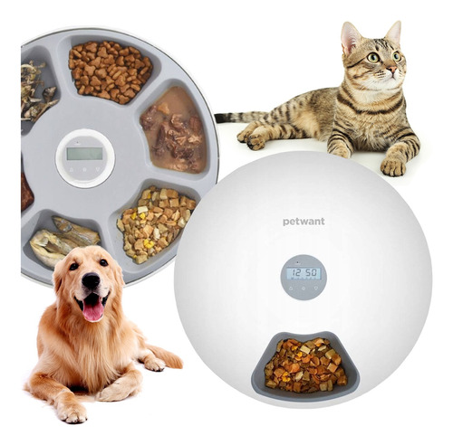 Comedero Perros Dispenser Gatos Alimentador Programable 