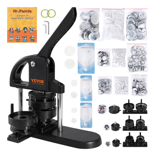 Vevor Fabricante De Botones, 1/1.25/2.28 Pulgadas 3 En 1