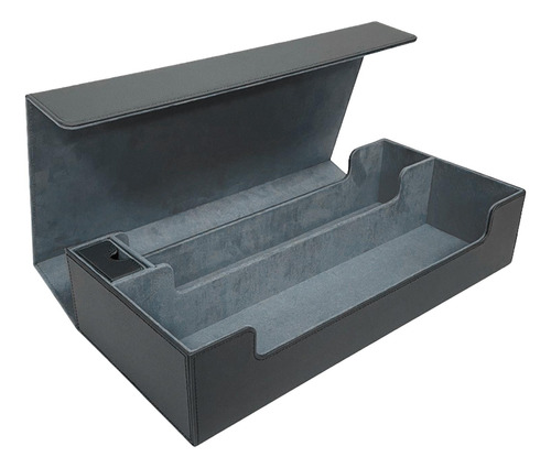 Caja De Baraja De Cartas Coleccionables, Negro Gris