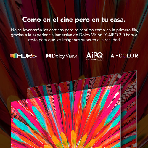 Imagen 3 de 12 de Qled 75 Tcl 75c645 4k Hdr Smart Tv Google Tv