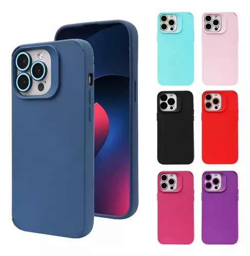 Funda de silicona con protección de cámara iPhone Xr (morada) - Funda -movil.es