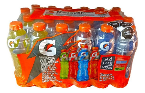 Gatorade Bebida Rehidratante Performance 24 Pzas De 600 Ml