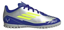 Comprar Guayos adidas Fútbol F50 Club Messi Niños Plateado Ih0923