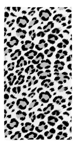 Toalla Baño Estampado Leopardo Suave Absorbente Para Cocina