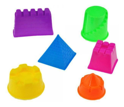 5 X 6 Piezas Mini Construcción Playa Juguete Para Niños