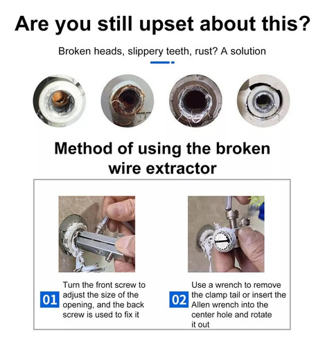Stripped Screw Extractor Broken Pipe Extractor Tool Broken