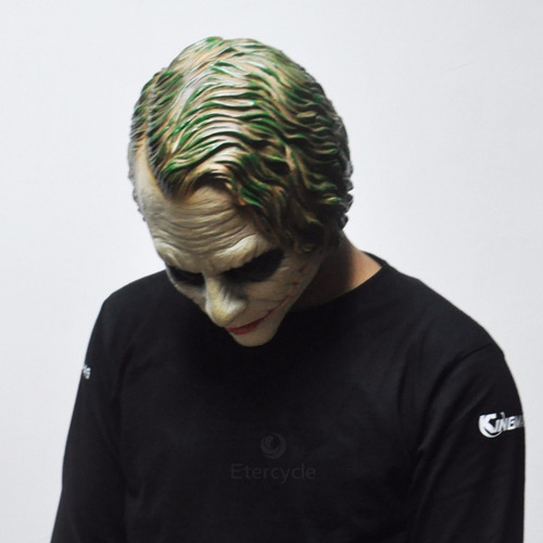 Imagen 6 de 7 de Mascara Joker Guason Batman Ecolatex Total Fit Adulto Hef