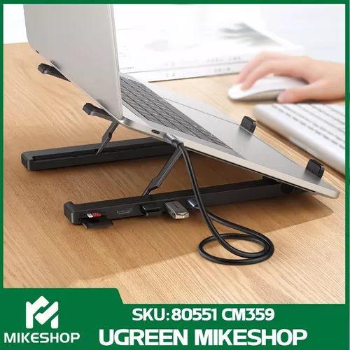 Soporte para Laptop Ugreen CM359 con Hub USB-C (80551)