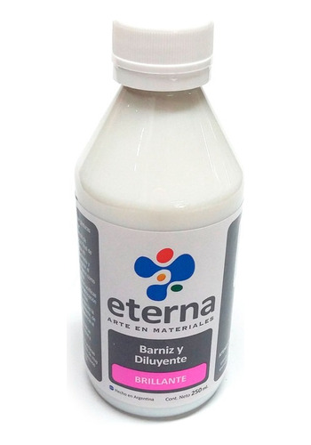 Barniz Al Agua Eterna 250 Ml Mate,brillante O Satinado X 1