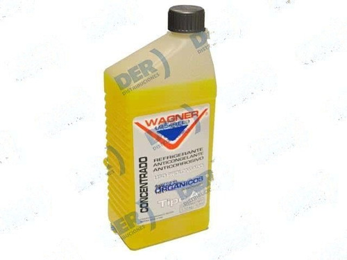Liquido Refrigerante Amarillo Organico Concentrado - 1 Litro
