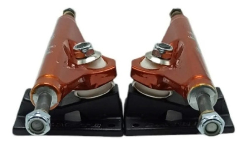 Imagen 4 de 6 de Trucks Para Skate Dater Full Color Ladrillo 139mm