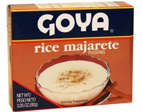 Goya Foods Pudin De Arroz Majarete, 3.25 Onzas