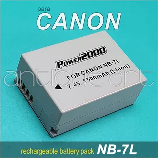 A64 Bateria Nb-7l Para Canon Powershot G10 G11 G12 Sx30 Is