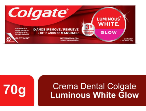 Crema Dental Colgate Luminous White Glow X 70g