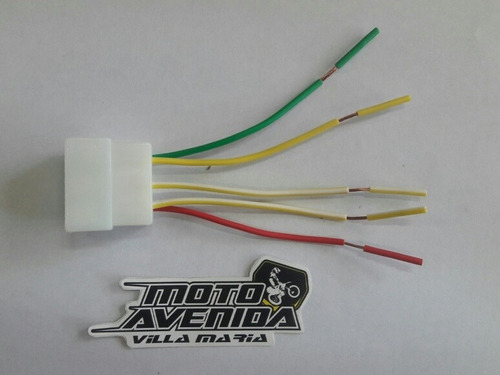 Ficha Regulador Voltage Trifacico 5 Pines Macho Moto Avenida