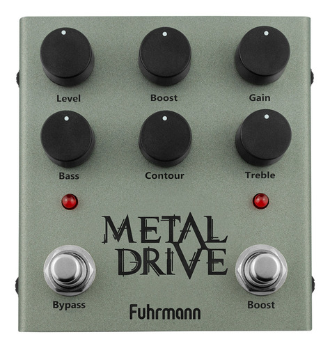 Pedal De Efeito Para Guitarra Metal Drive Fuhrmann Cor Chumbo