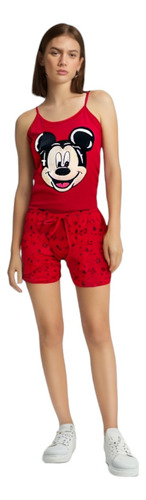 Pijama Mikey Mause Sexy Comoda Short 