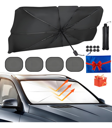 Parasol Lateral Para Auto Parabrisas Parasoles Set 6 Piezas