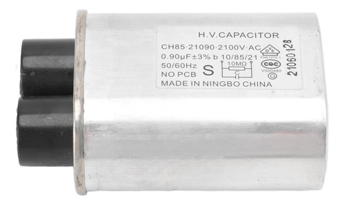 Condensador De Alto Voltaje D/microondas D/acero Inox. 0.9uf