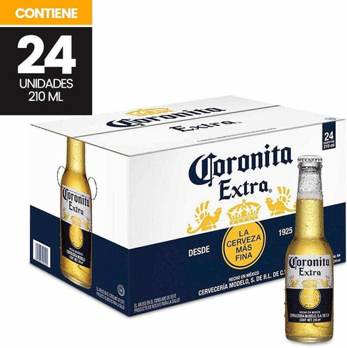 Cerveza Corona (coronita) Caja De 24 Unidades Al Mayor