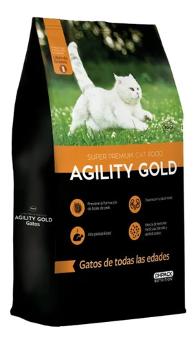 Imagen 1 de 1 de Alimento Agility Gold Mantenimiento Gatos Gatos para gato adulto sabor mix en bolsa de 7kg