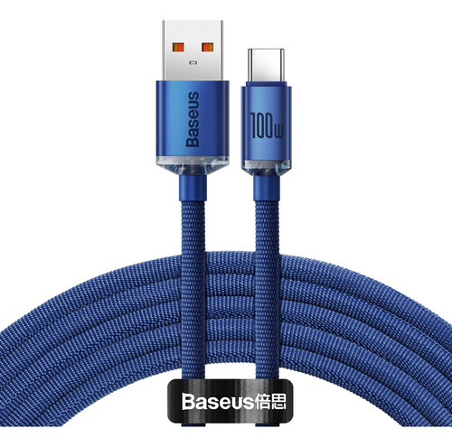 Cable Baseus Usb A / Usb C 100w Carga Rapida De 2 Metros