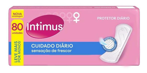 Protetor Diário Intimus Days Sem Perfume Leve 80 Pague 60