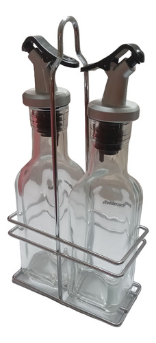 Dispensador De Aceite Y Vinagre Con Base Restaurant Cocina