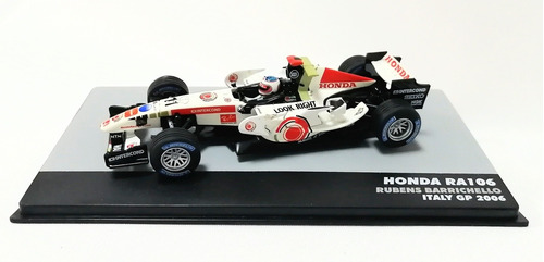 Miniatura Diecast 1/43, F1, Honda Ra106 Rubens Barrichello