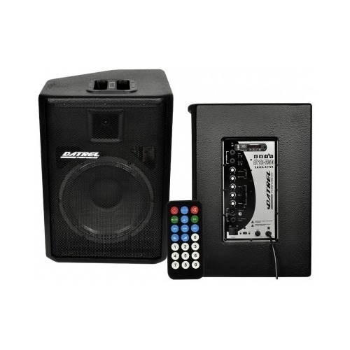 Alto-falante Datrel At12-250 Com Bluetooth Preto 127v/220v 