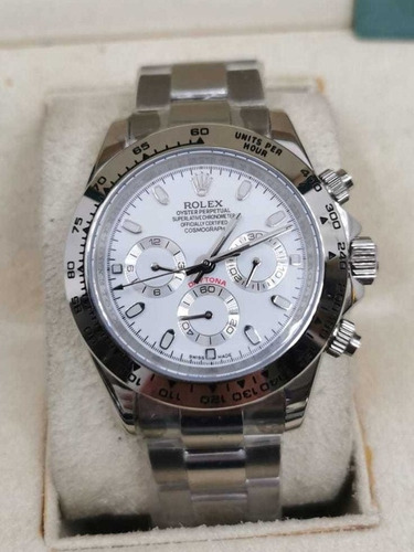 Relógio Rolex Daytona Branco Promoção Sem Caixa Base Eta