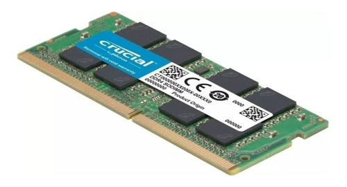 Imagen 2 de 4 de Memoria Ram Notebook Sodimm 2666 Mhz 1x16gb Crucial 1.2v