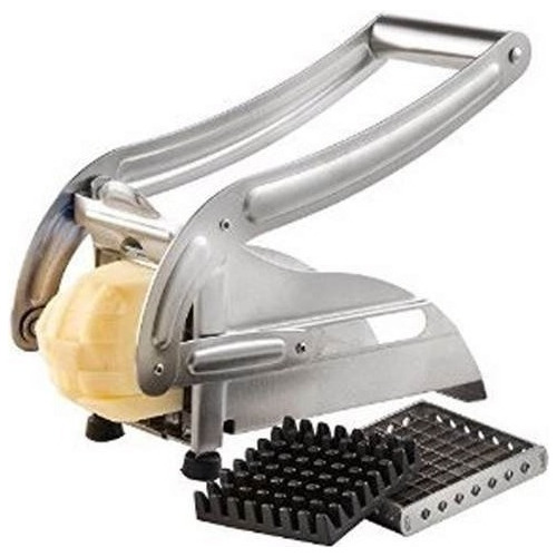 Corta Papas Rebanador Acero Inoxidable Práctico Cocina