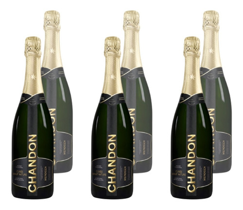 Champagne Chandon Brut Nature 750ml Caja X6 - Gobar®