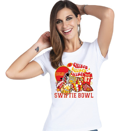 Playera Taylor Swift Super Bowl Swifties Chiefs Kelce Kansas