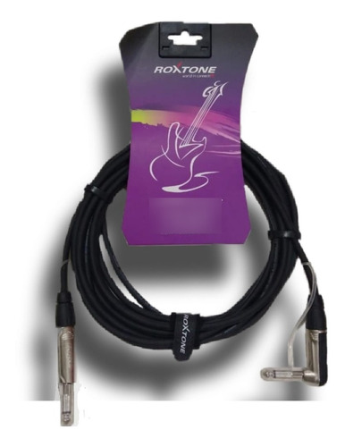 Cable Plug Roxtone Para Guitarra Bajo Audio 6 Mt