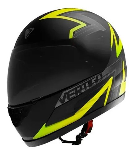 Casco Moto Integral Vertigo Hk7 Amarillo Fluo Tamaño del casco M