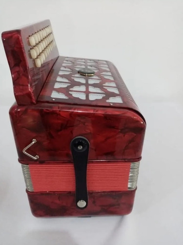Farinelli 3012sir Acordeon Botones Tipo Rey Vallenato Rojo