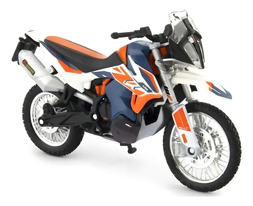 Miniatura Moto Ktm 790 Adventure R Rally 1:18 Bburago